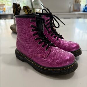 Dr. Martens Pink Alligator